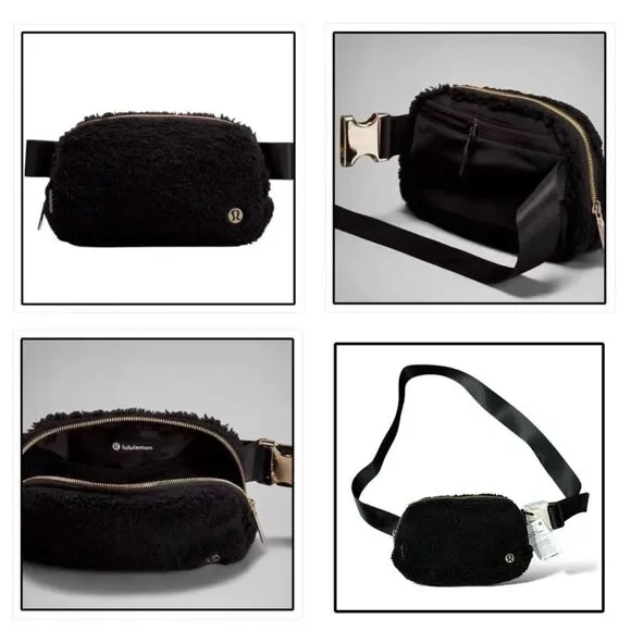 NWT Lululemon Everywhere Belt Bag Fleece Black - Picture 6 of 15